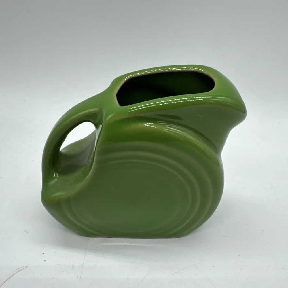 Fiesta Shamrock Green Mini Disk Pitcher Creamer First Quality New Never Used